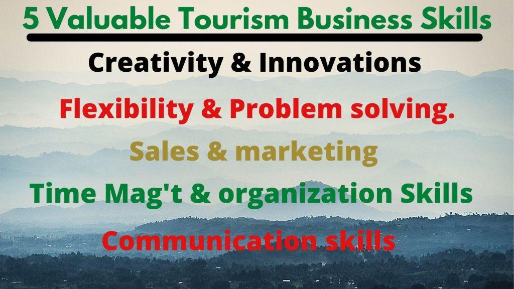 Valuable Tourism Business Skills