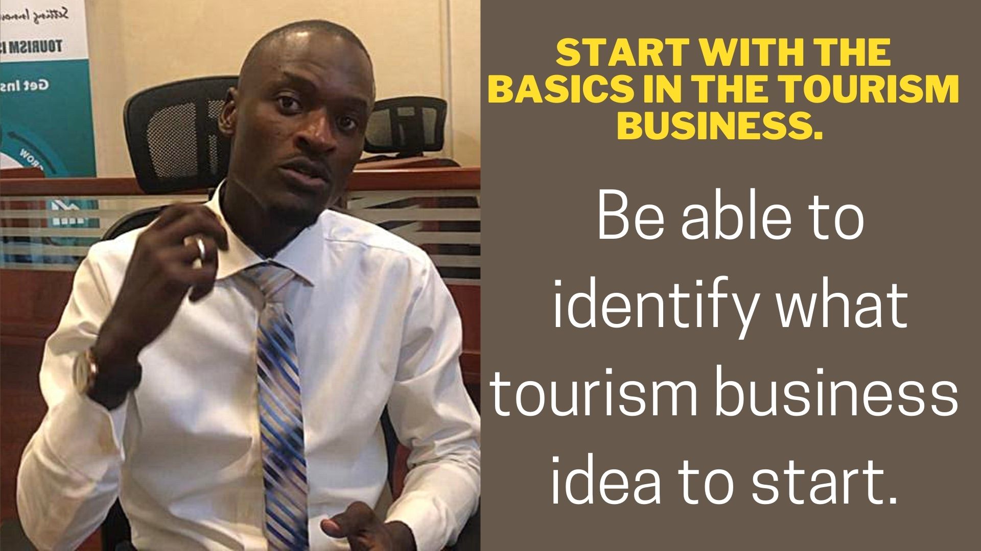 Start With The Basics In The Tourism Business