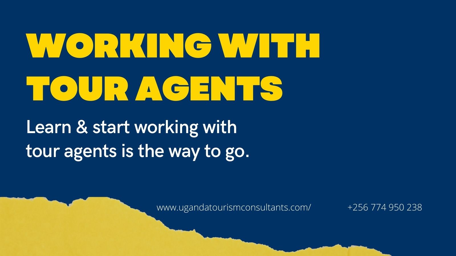 Working With A Tour Agent